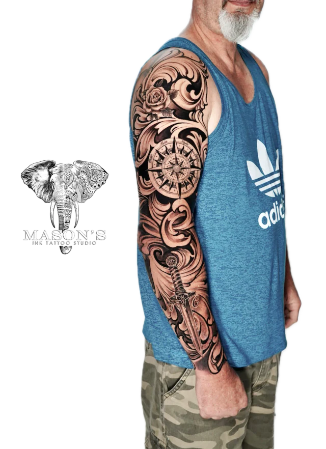 Tattoo by Dee at Mason's Ink Tattoo Studio, Bali
