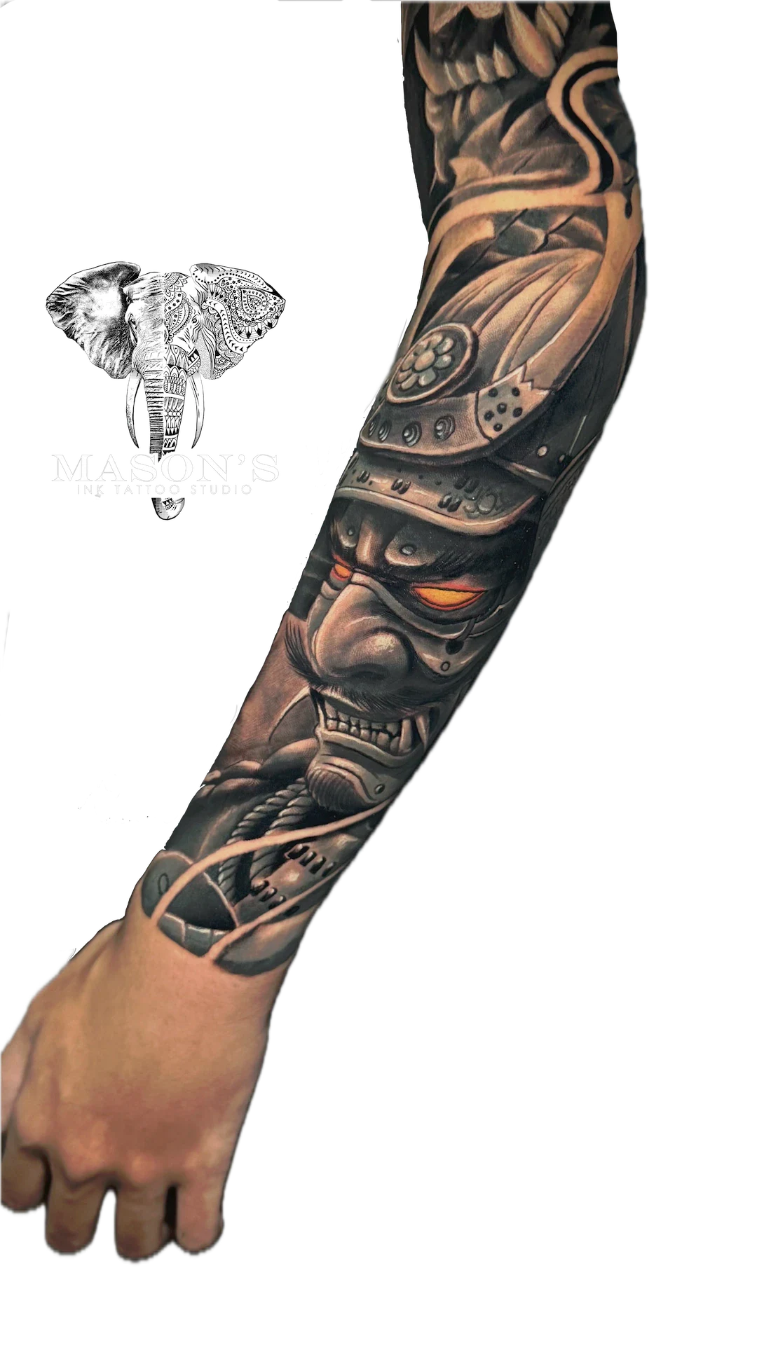 Japanese Realism tattoo by Dian at Mason's Ink Tattoo Studio, Bali