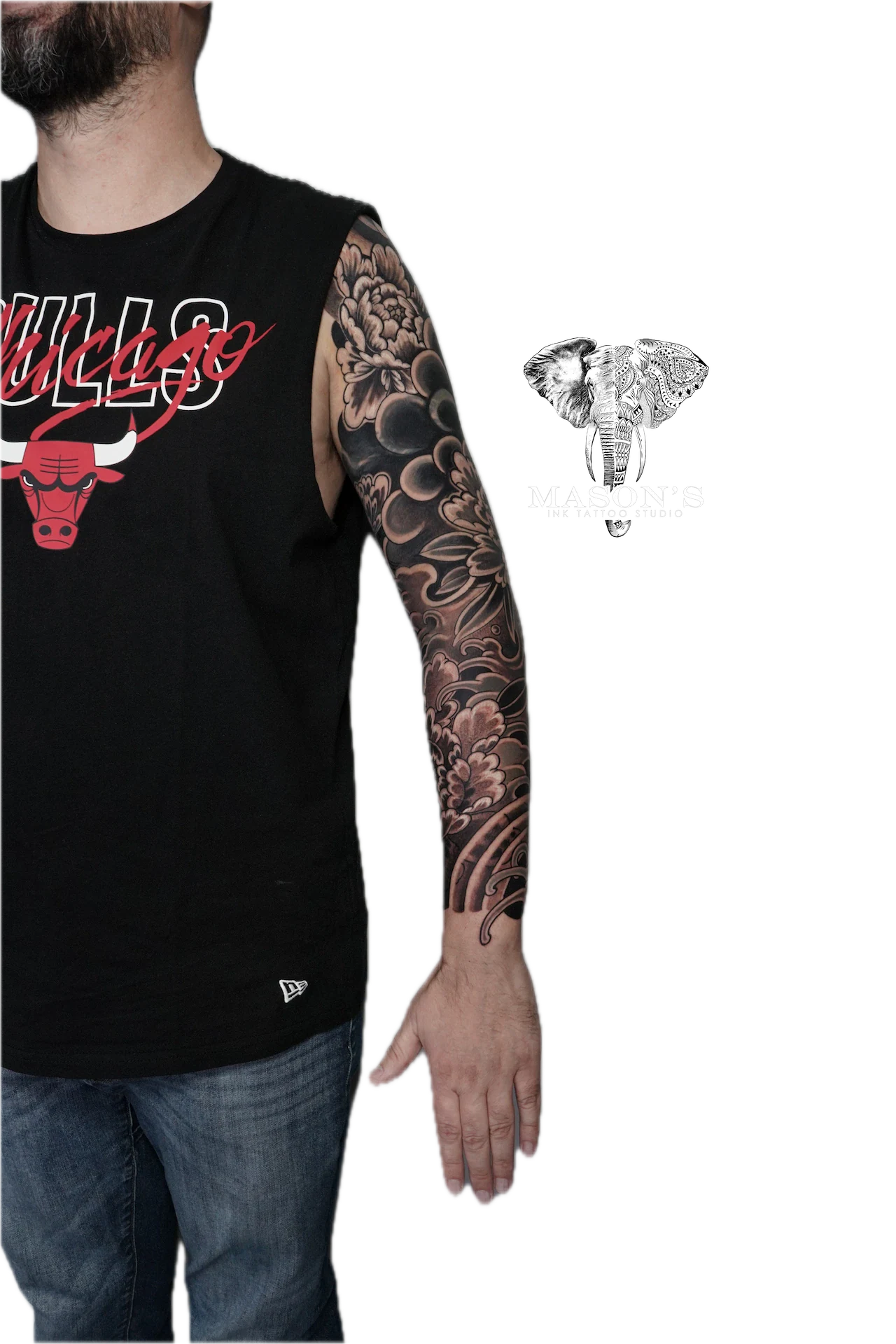 Janapanese tattoo by Mason's Ink Tattoo Studio, Bali