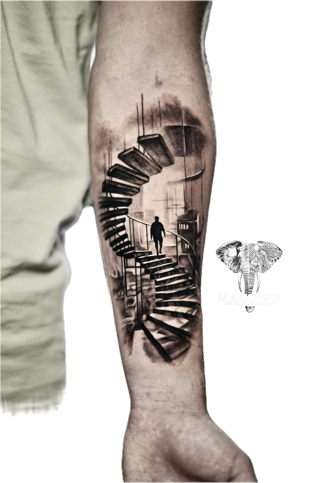 Reno Realism tattoo by Mason's Ink Tattoo Studio, Bali