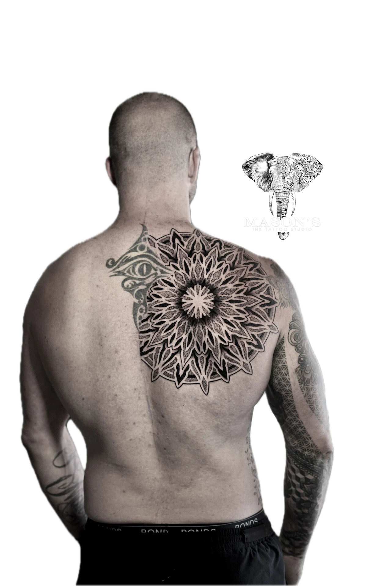 Madala tattoo by Mason's Ink Tattoo Studio, Bali