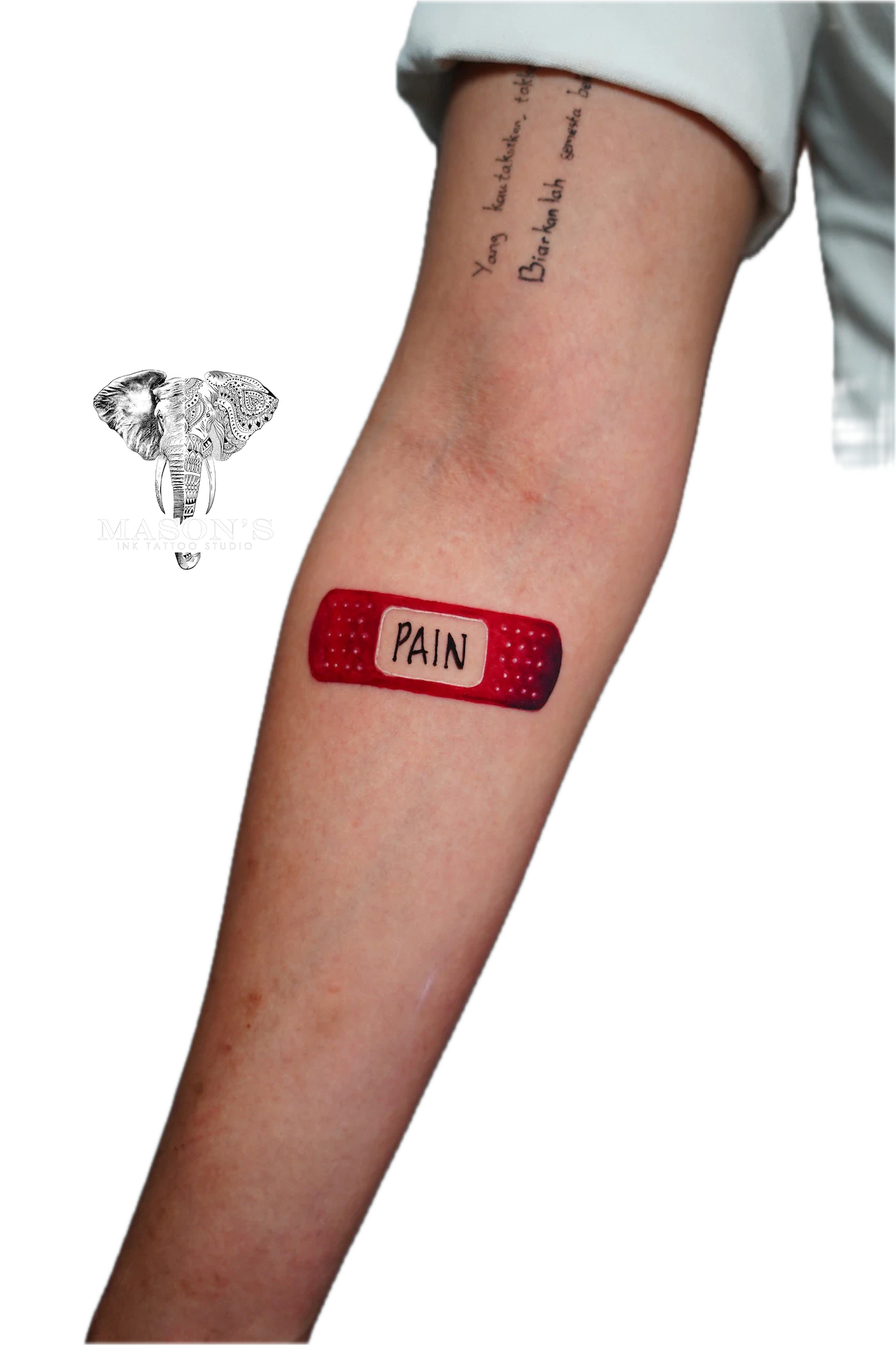 Color Script Tattoo Design by Mason's Ink Tattoo Studio, Bali
