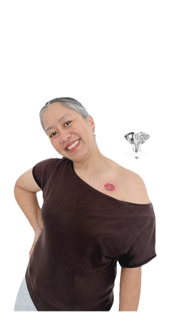 Color Lotus Tattoo Design - Colour tattoo by Mason's Ink Tattoo Studio, Bali