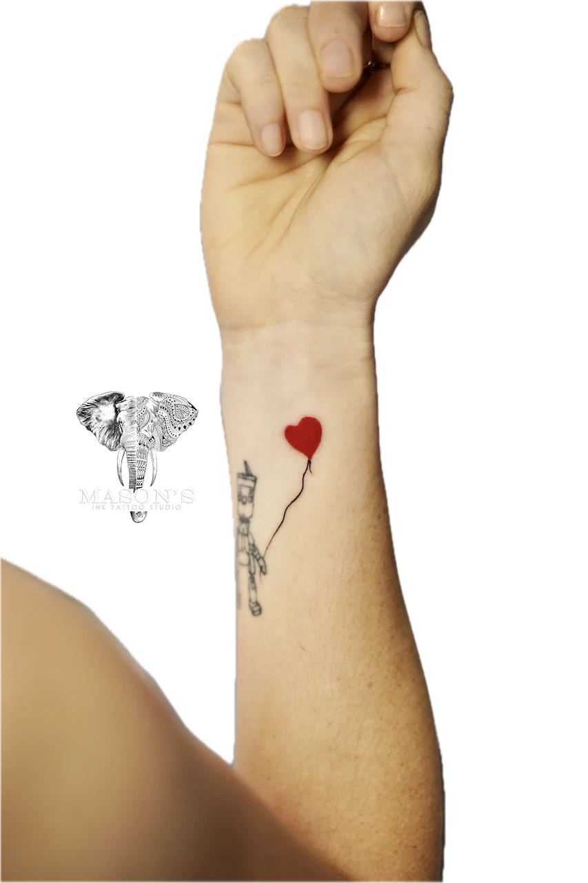 Color Love Tattoo Design by Mason's Ink Tattoo Studio, Bali