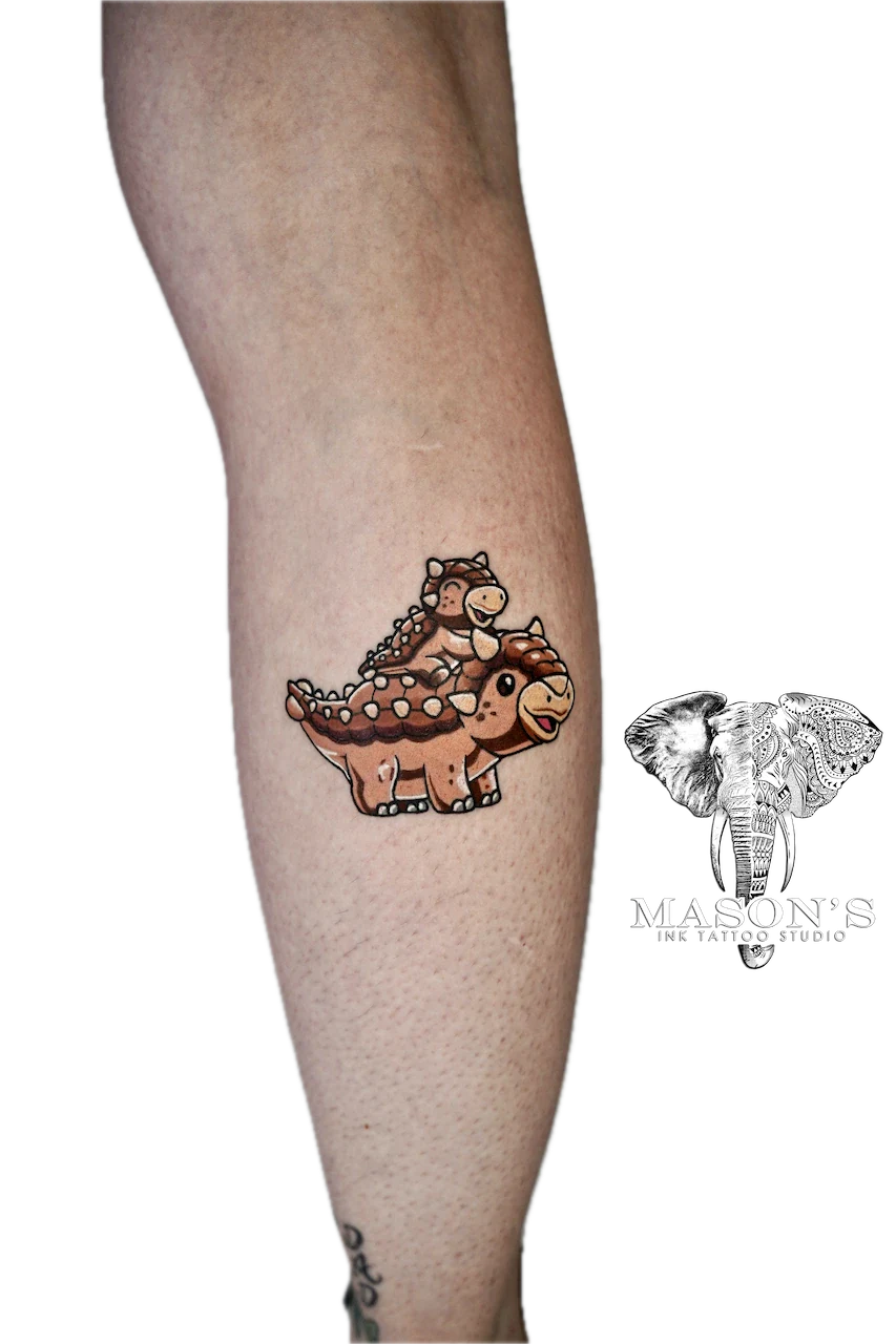 Color Pangolin Tattoo Design - Colour tattoo by Mason's Ink Tattoo Studio, Bali