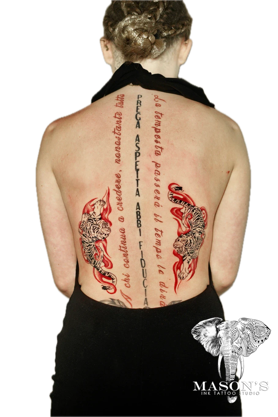 Color Tiger Tattoo Design - Colour tattoo by Mason's Ink Tattoo Studio, Bali
