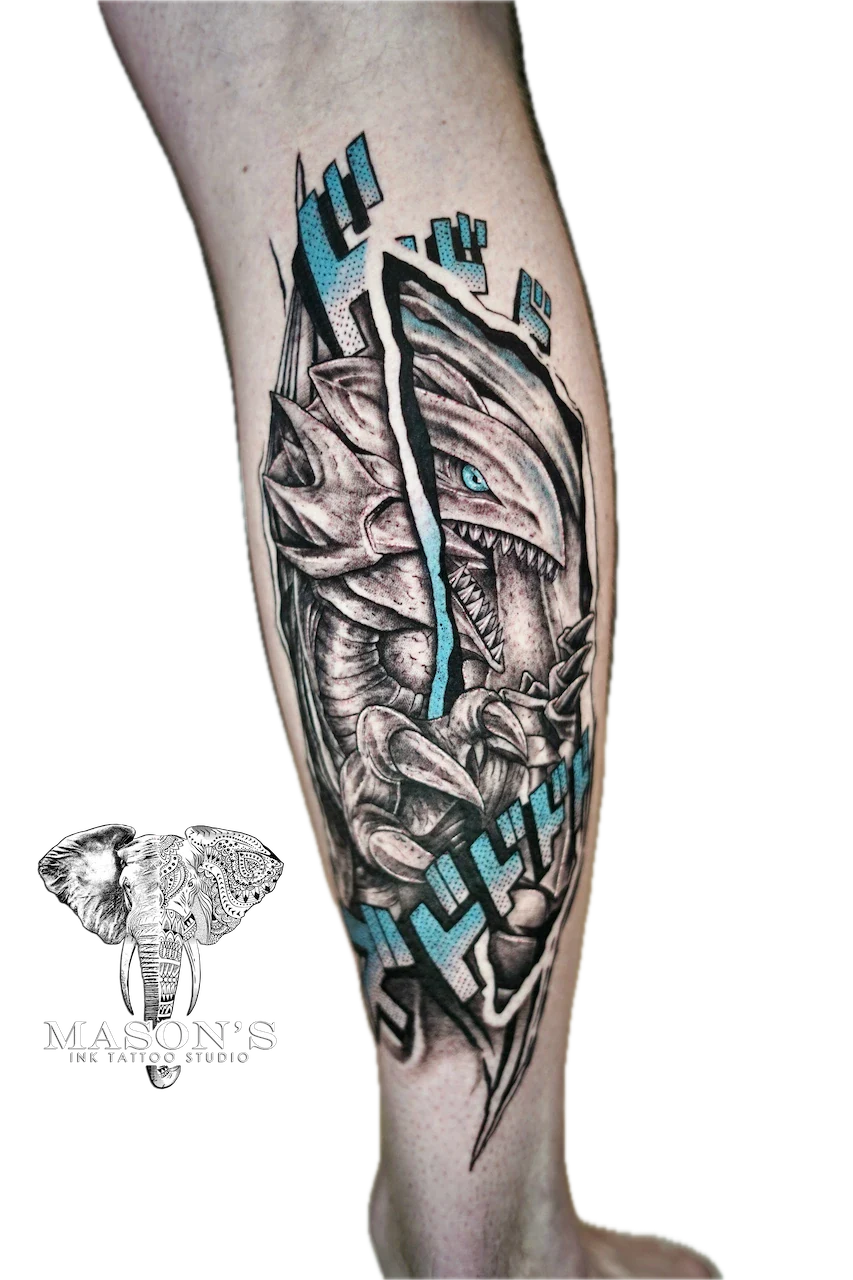 Seto Kaiba Color Tattoo Design - Colour tattoo by Mason's Ink Tattoo Studio, Bali