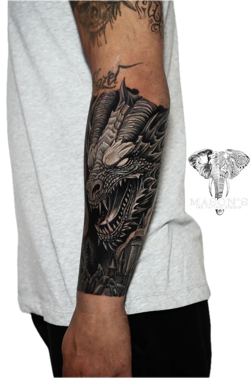 Realism Cover-Up Tattoo - Cover Ups tattoo by Mason's Ink Tattoo Studio, Bali
