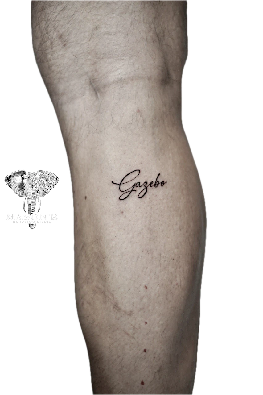 Fine Line Script Tattoo Design.; by Mason's Ink Tattoo Studio, Bali