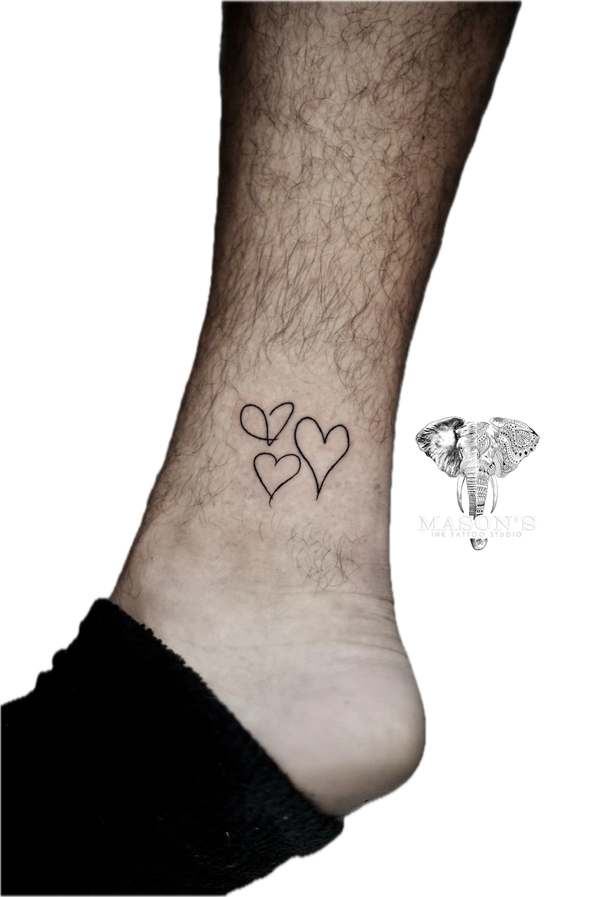 Fine Line Love Tattoo Design' by Mason's Ink Tattoo Studio, Bali