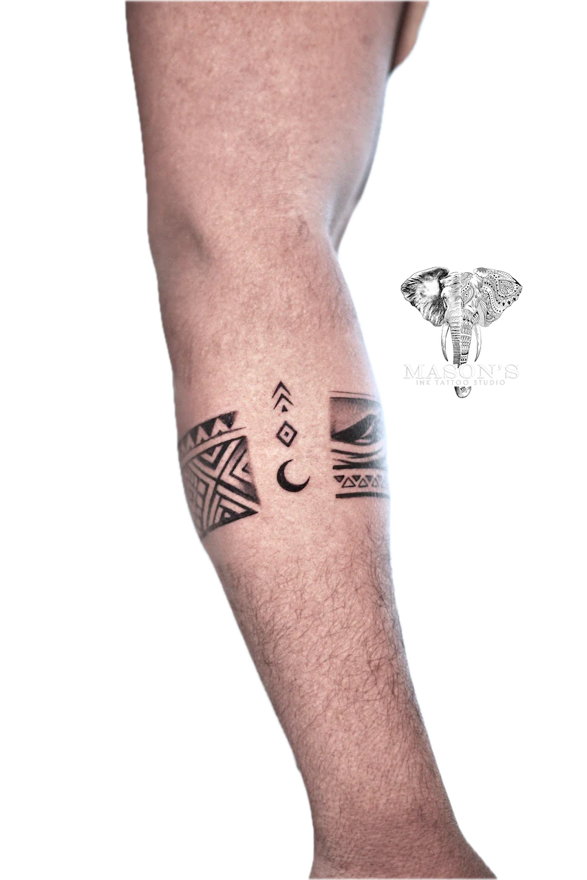 Line Work Armband Tattoo Design by Mason's Ink Tattoo Studio, Bali