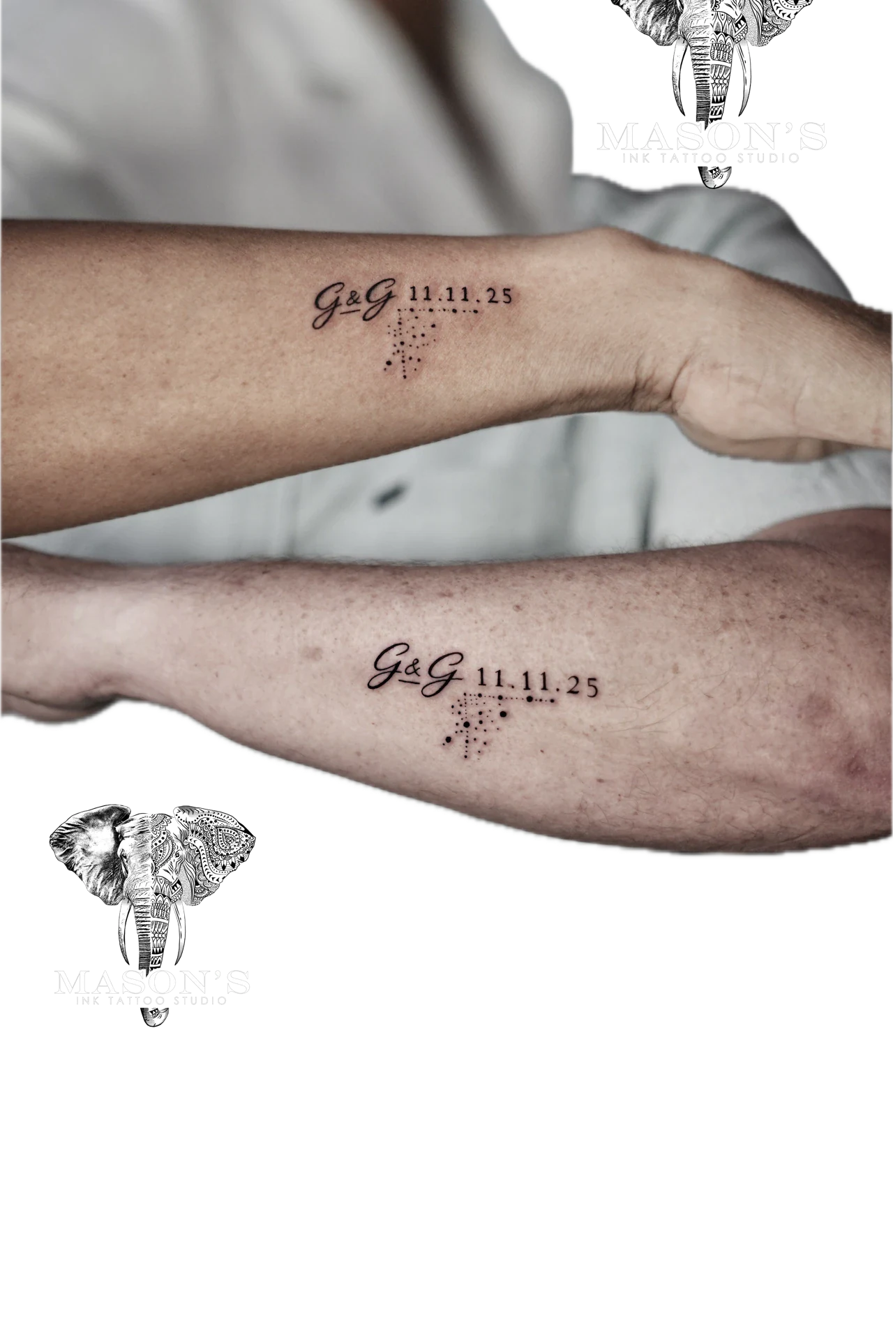 Script Fine Line tattoo by Mason's Ink Tattoo Studio, Bali