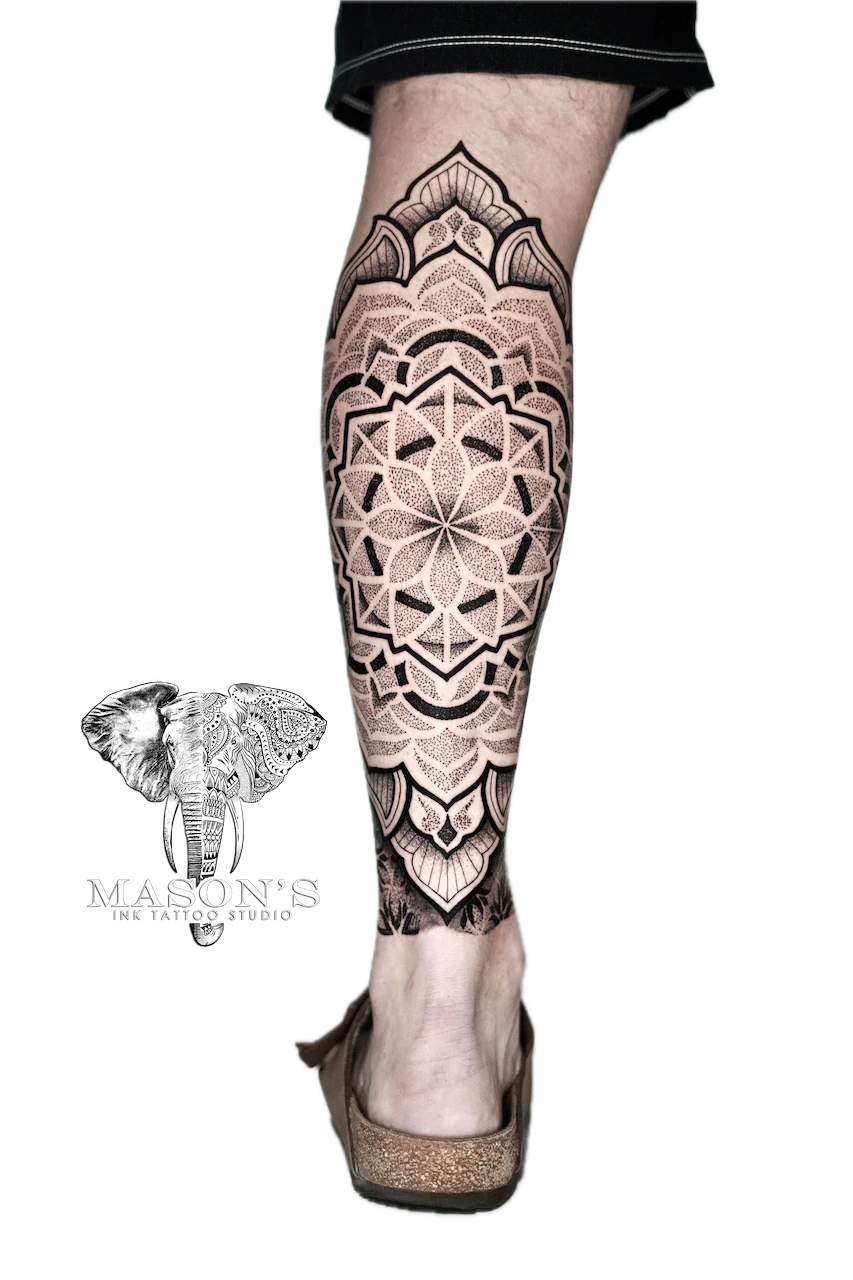 Classic Mandala Tattoo Design - Mandala tattoo by Mason's Ink Tattoo Studio, Bali