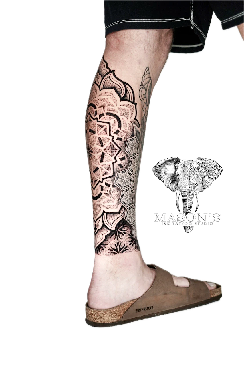 Detailed Mandala Tattoo Design - Mandala tattoo by Mason's Ink Tattoo Studio, Bali