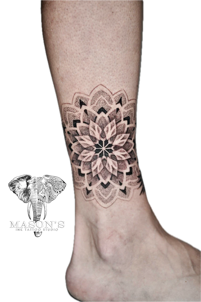 Intricate Mandala Tattoo Design - Mandala tattoo by Mason's Ink Tattoo Studio, Bali