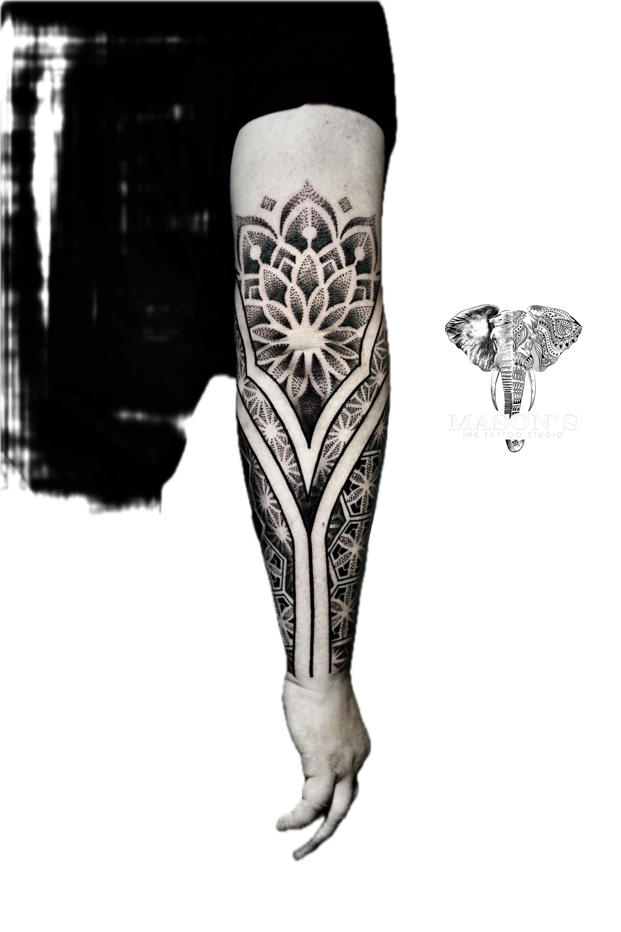 Mandala Hand Tattoo by Mason's Ink Tattoo Studio, Bali