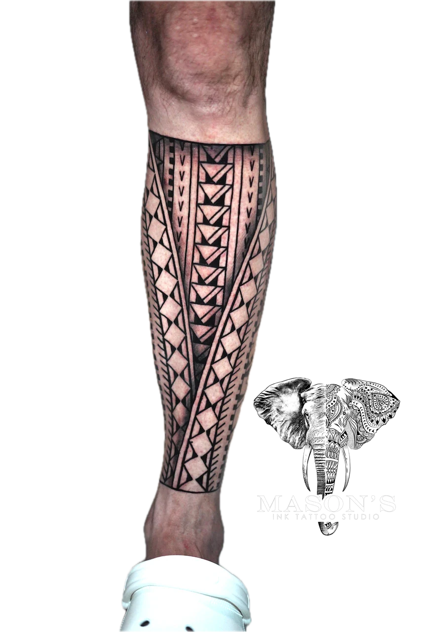 Polynesian Tattoo Style by Mason's Ink Tattoo Studio, Bali