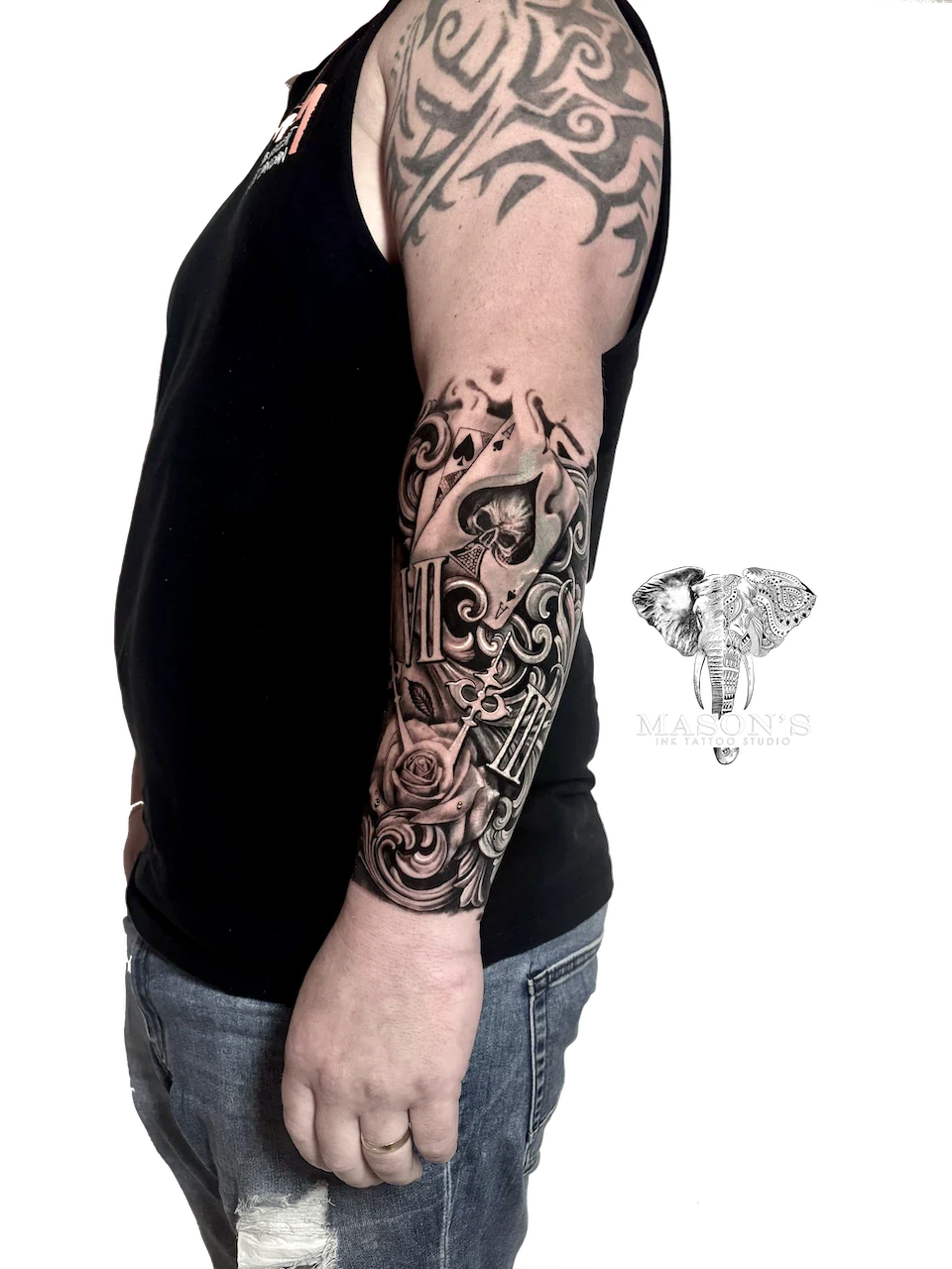Classic Chicano Realism Tattoo Design - Realism tattoo by Mason's Ink Tattoo Studio, Bali