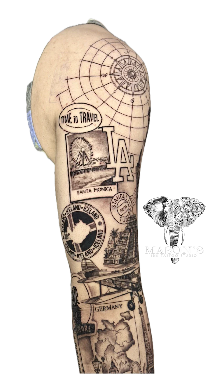 Exploration Realism Tattoo Design - Realism tattoo by Mason's Ink Tattoo Studio, Bali