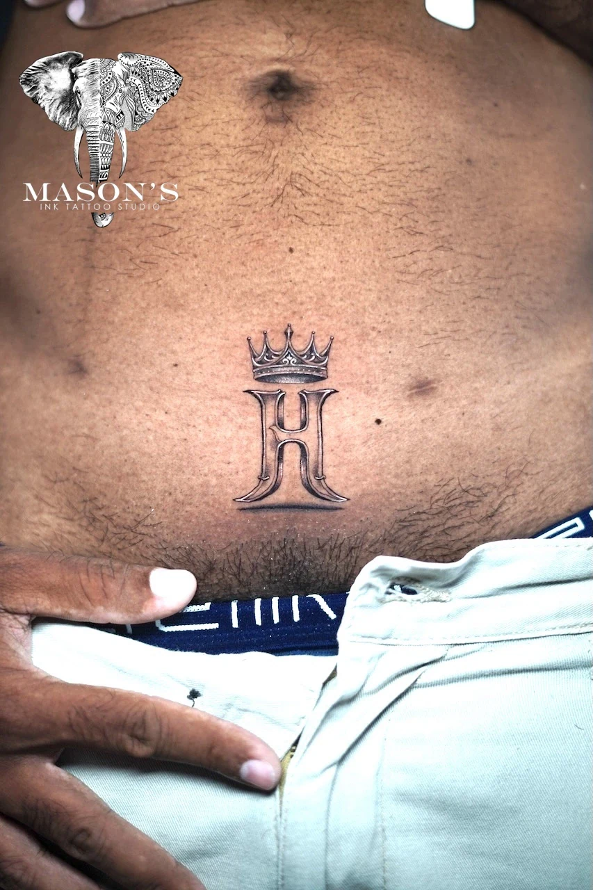 Realism Script Tattoo Design by Mason's Ink Tattoo Studio, Bali