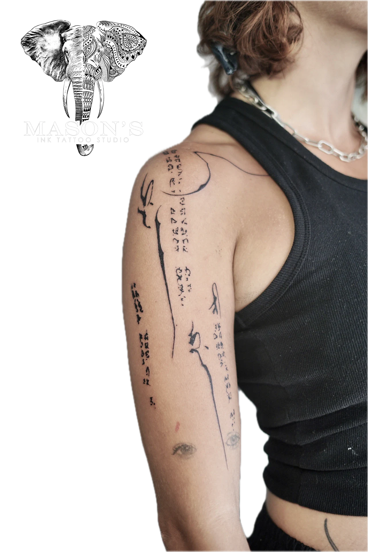 Sak Yant Tattoo by Mason's Ink Tattoo Studio, Bali